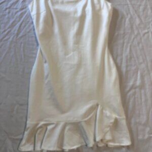 Cream ruffled Princess Polly dress